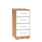 Nova Bedside Table with 4 Drawers