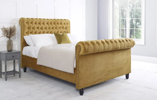 Serenity Sleigh Chesterfield Bed