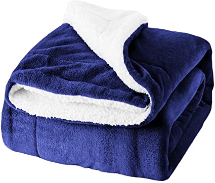 Imperial Rooms Sherpa Fleece Blanket Bed Throws