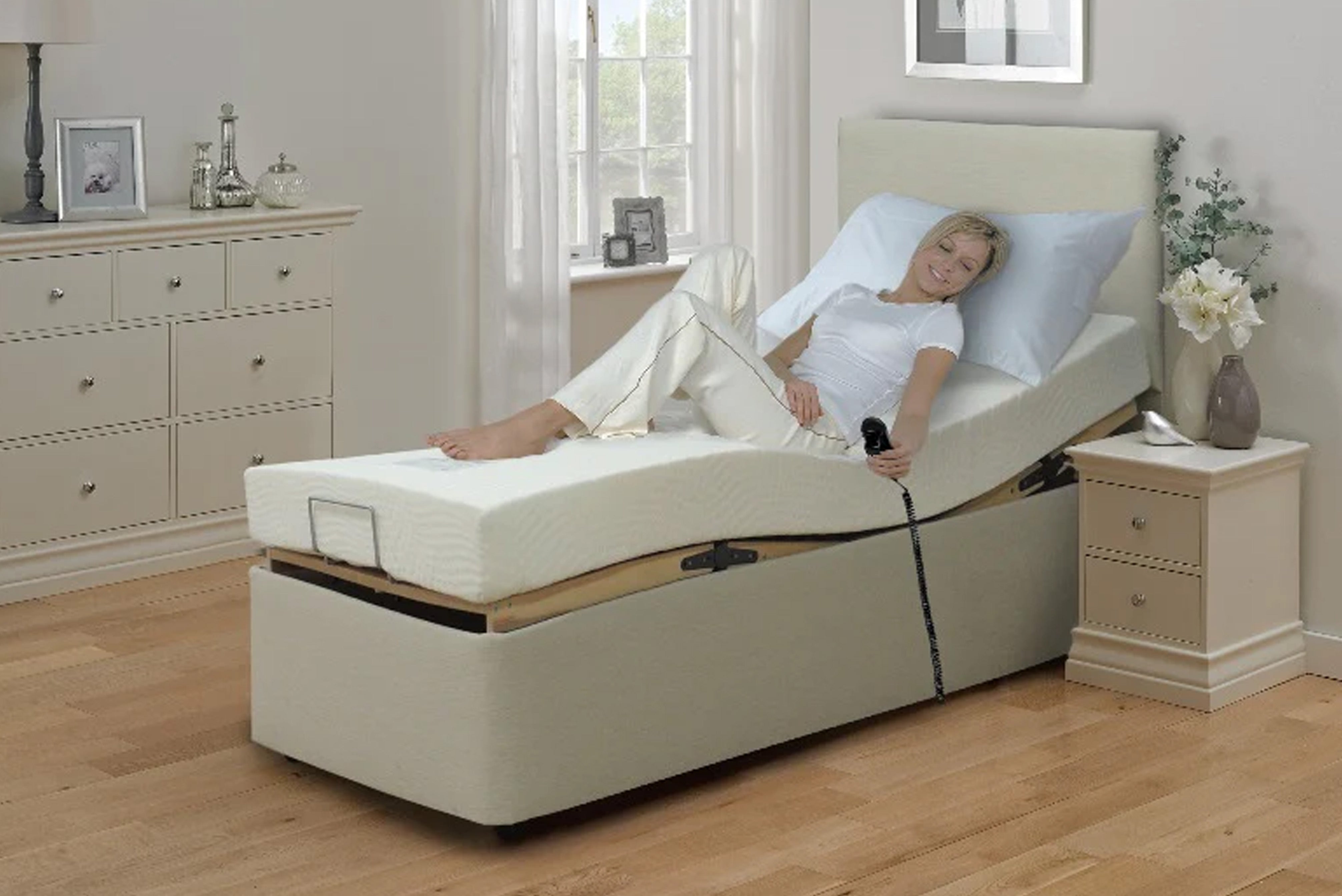 MiBed Premium Electric Adjustable Designer Bed Base